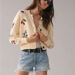 Anthropologie Agolde Parker Denim Shorts in Swapmeet Sz 31